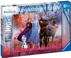 RAVENSBURGER CASSE-TÊTE 100 PIÈCES LARGES PIÈCES - REINE DES NEIGES LA MAGIE DE LA FORÊT #12867